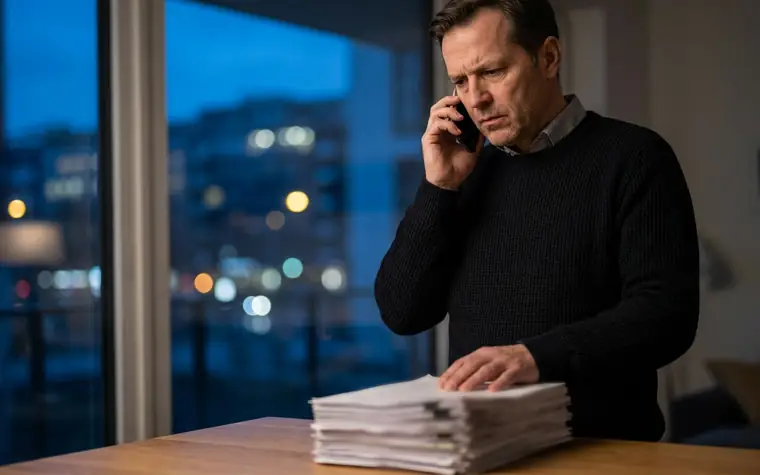 Appel téléphonique concernant une opération suspecte